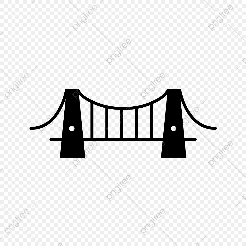 1024x1024 Vector Bridge Icon, Bridge Icon, River, Construction Png