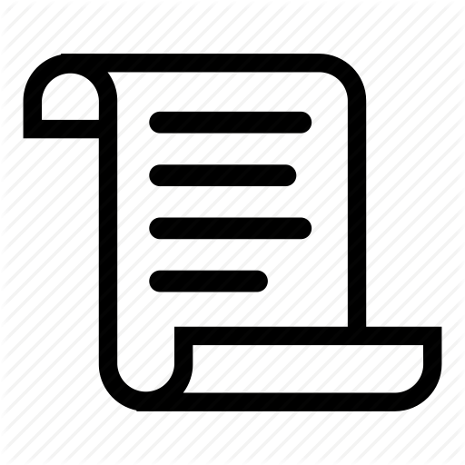 512x512 Brief, Design, Document, Paper, Paper Roll, Process, Scroll Icon