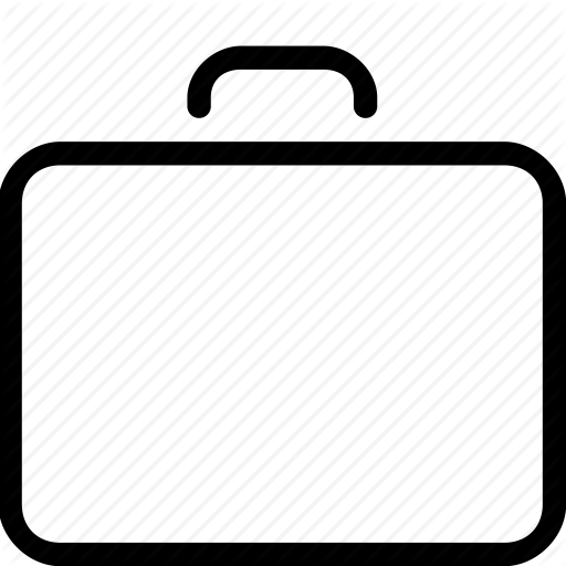512x512 Bag, Baggage, Briefcase, Case, Luggage, Suitcase Icon