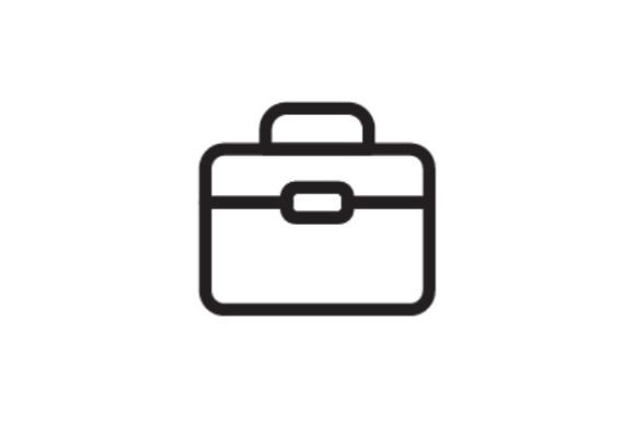 580x386 Briefcase Bag Icon Graphic