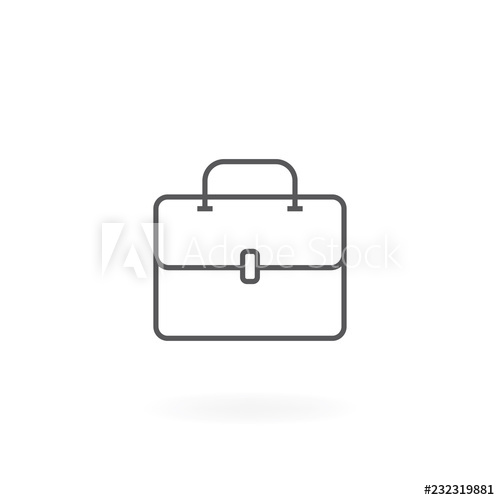 500x500 Briefcase Icon Business Suitcase Symbol Diplomat Handbag Symbol