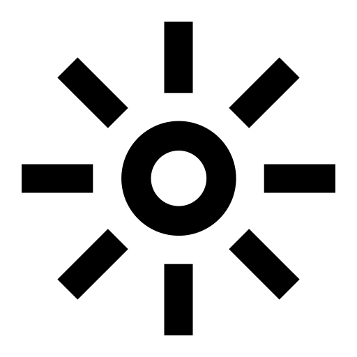 512x512 Brightness Up Icon