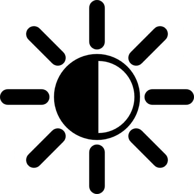 626x626 Brightness Control Icons Free Download