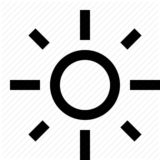 512x512 Brightness, Sun, Weather Icon