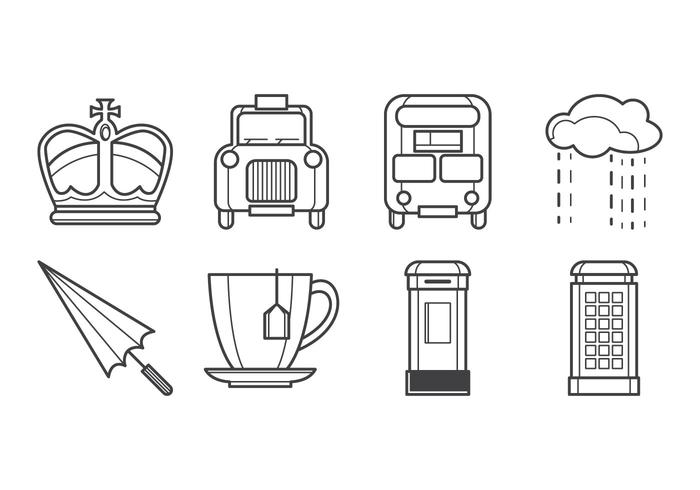 700x490 Free British Icon Vector Pack