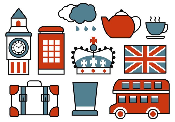 700x490 Free Retro British Icons Vector