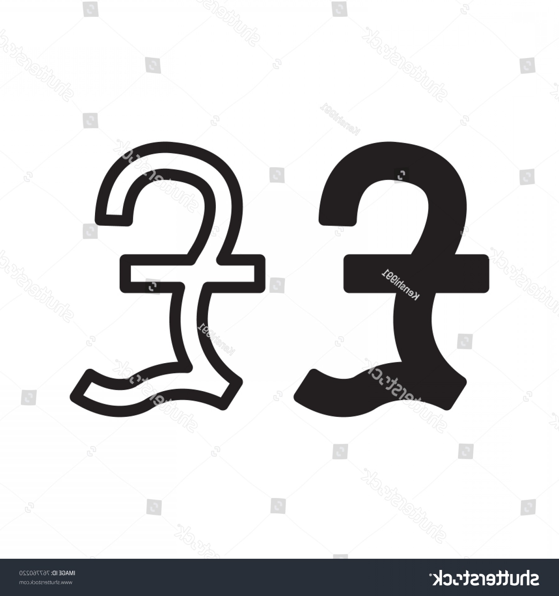 1800x1920 British Pound Symbol Icon Vector Cultracing