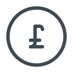 256x256 British Pound Icon