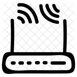 256x256 Broadband Icon Of Doodle Style