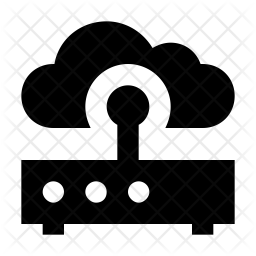 256x256 Broadband Icon Of Glyph Style