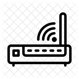 256x256 Broadband Icon Of Line Style