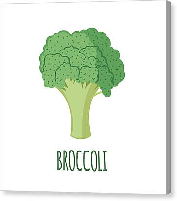 363x414 Broccoli Icon In Flat Style On White Background