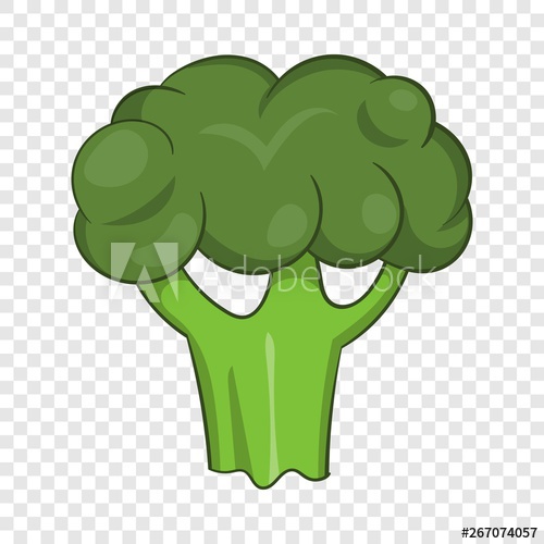 500x500 Broccoli Icon Cartoon Illustration Of Broccoli Vector Icon