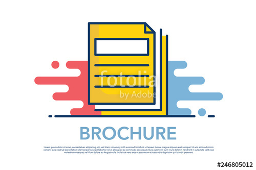 500x333 Brochure Icon Concept Stock Image And Royalty Free Vector