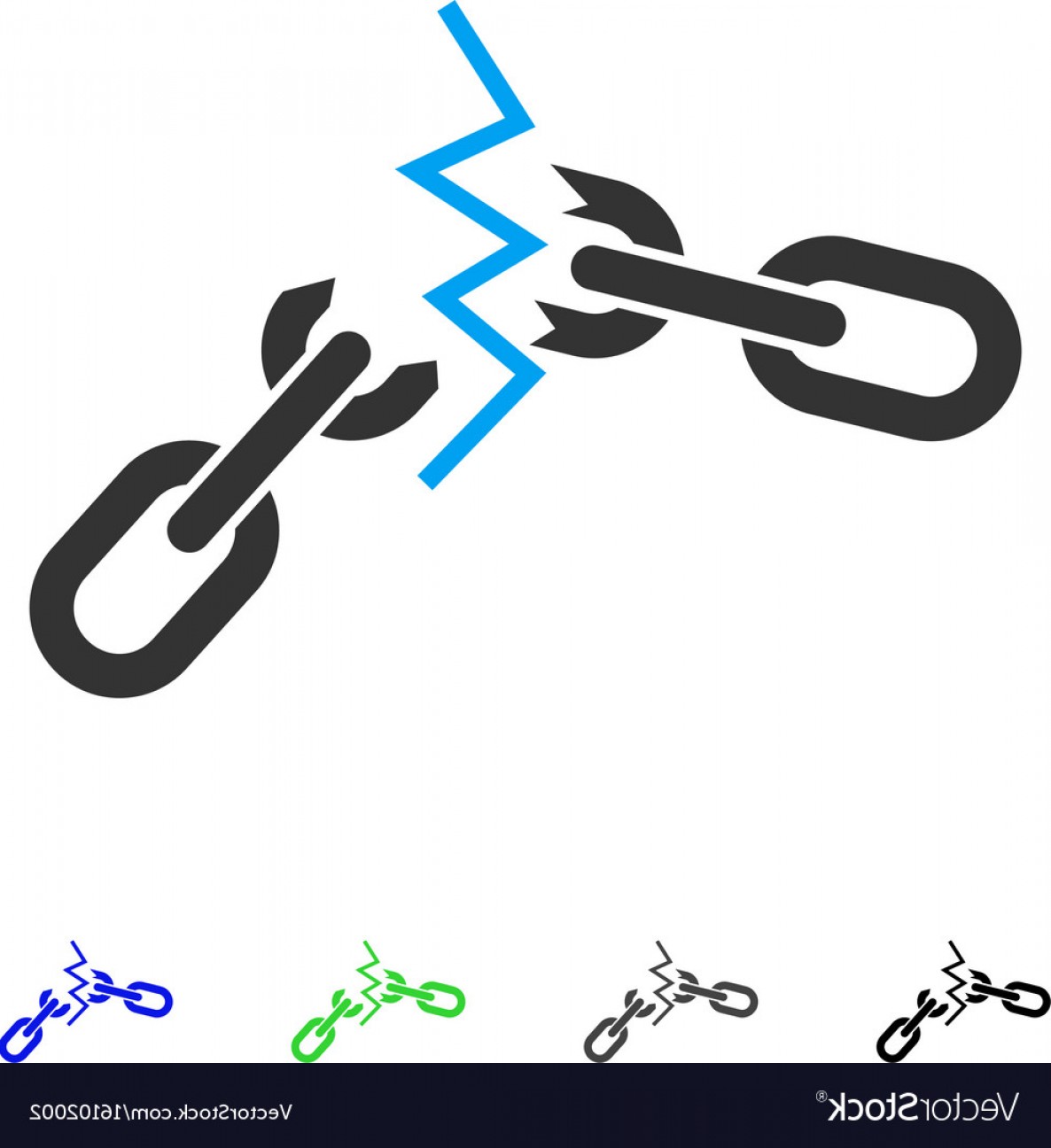 1186x1296 Broken Chain Flat Icon Vector Soidergi