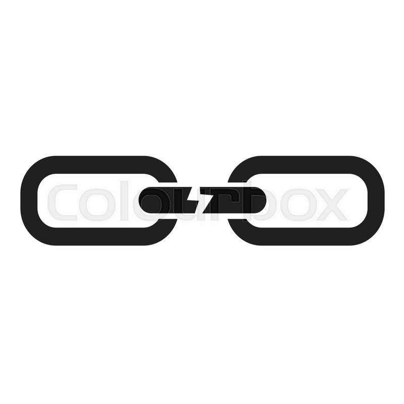 800x800 Broken Chan Illustration Design Stock Vector Colourbox