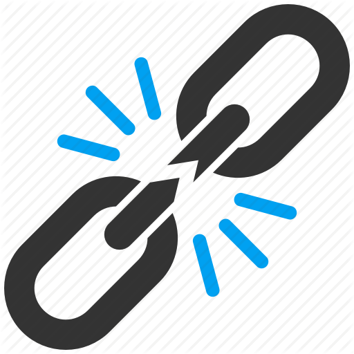 512x512 Break, Broken, Chain, Disconnect, Fracture, Link, Unlock Icon
