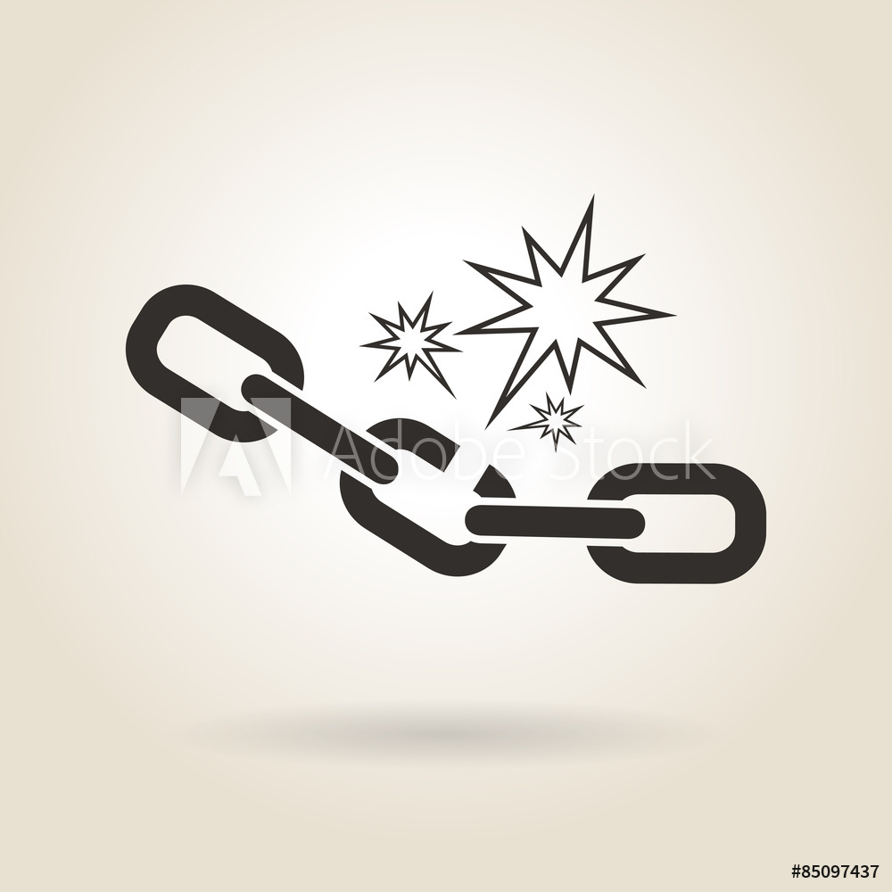 1000x1000 Photo Art Print Icon Broken Chain Europosters