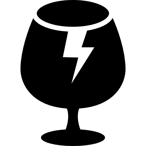 512x512 Fragile Broken Glass Symbol For Delivery Boxes Icons Free Download