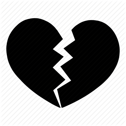 512x512 Break, Broken Heart, Heart, Hurt, Injury, Love, Valentines Day Icon