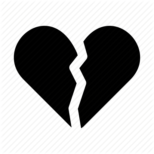 512x512 Broken, Broken Heart, Heart, Love, Romance, Romantic, Valentine Icon
