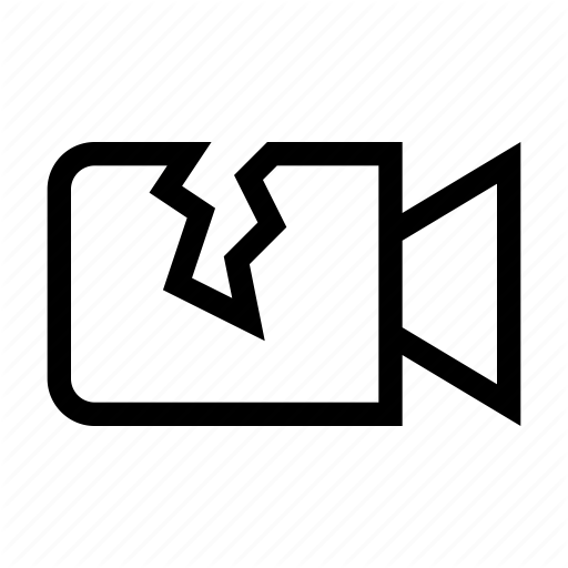 512x512 Broken, Camera, Demaged, Error, Facetime, Fail, Video Icon