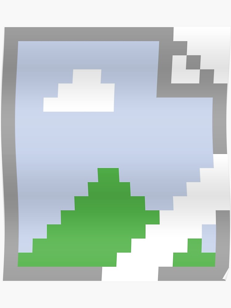 750x1000 Google Chrome Broken Image Icon Poster