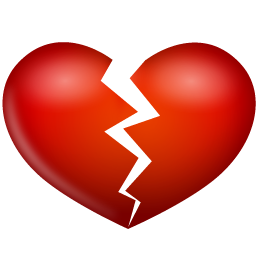 256x256 Heart Broken Icon Download Valentine Love Icons Iconspedia