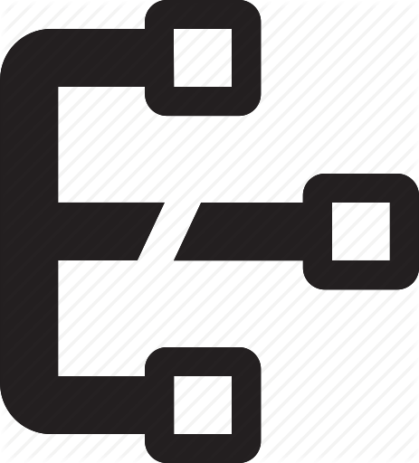 463x512 Broken Connection, Flowchart, Network, Workflow Icon