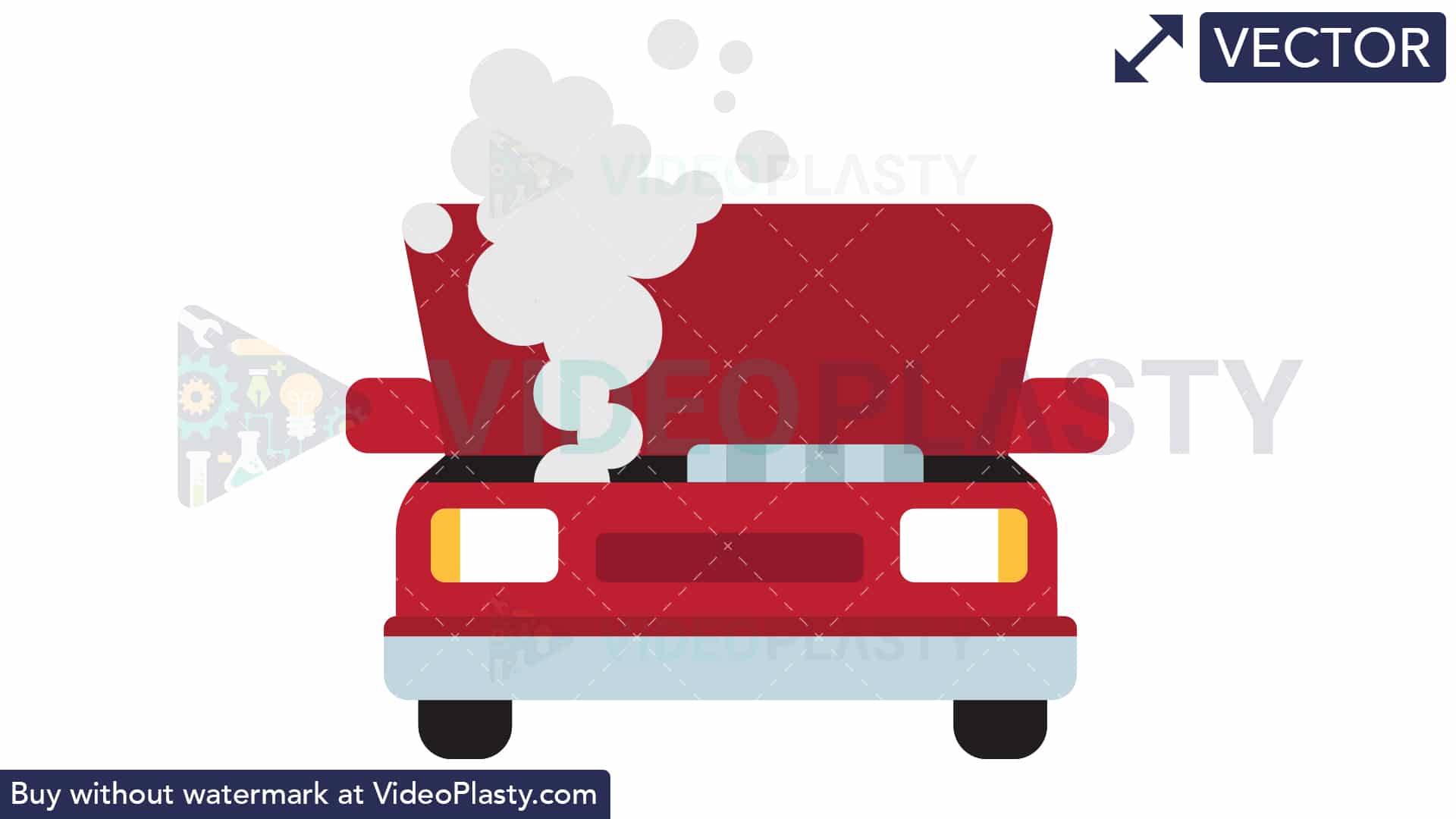 1920x1080 Broken Car Icon