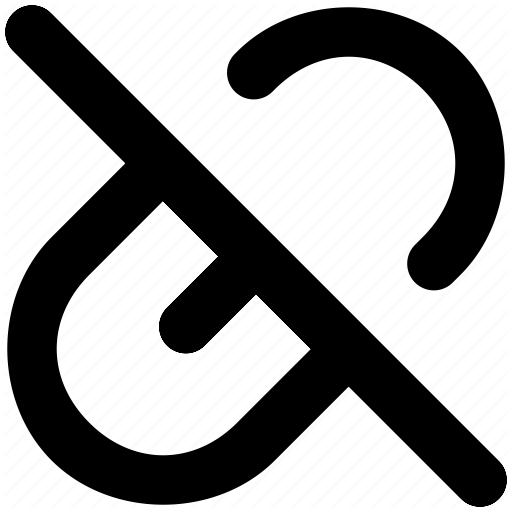 512x512 Action, Broken, Hyperlink, Icon, Link, Remove, Web Icon