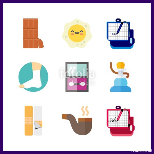 500x500 Broken Icon Vector Illustration Broken Set Pipe And Court