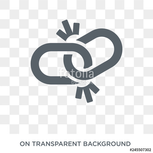 500x500 Broken Link Icon Trendy Flat Vector Broken Link Icon