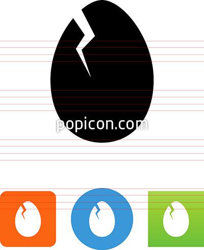 400x491 Broken Egg Icon