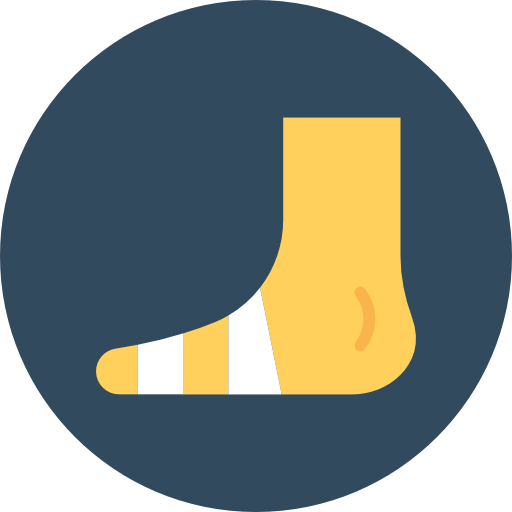 Broken Leg Icon Medical And Health Vectors Market 512x512 Broken Leg Icon Medical And Health Vectors Market