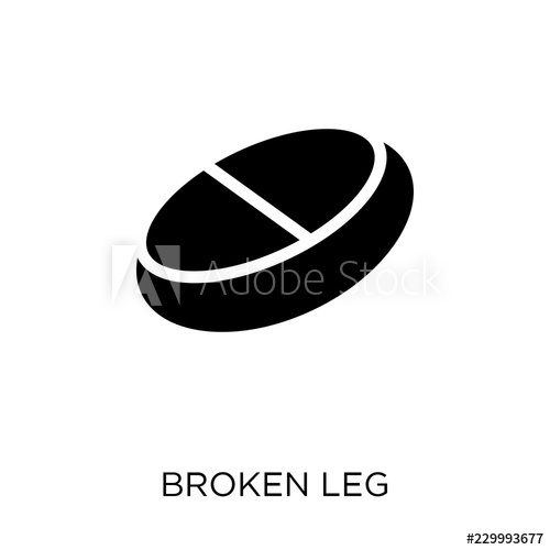 Broken Leg Icon Broken Leg Symbol Design From Health And Medical 500x500 Broken Leg Icon Broken Leg Symbol Design From Health And Medical
