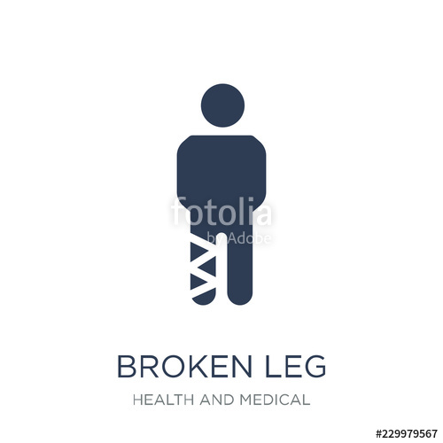 Broken Leg Icon Trendy Flat Vector Broken Leg Icon On White 500x500 Broken Leg Icon Trendy Flat Vector Broken Leg Icon On White