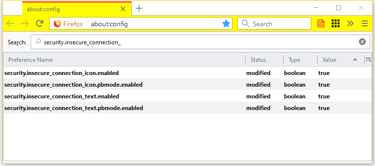 771x341 You Can Enable The Not Secure Text And Broken Lock Icon Right