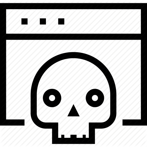 512x512 Broken, Dead, Down, Error, Inactive, Network, Page, Skull, Website