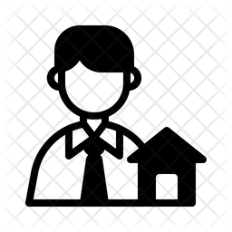 256x256 Broker Icon Of Glyph Style