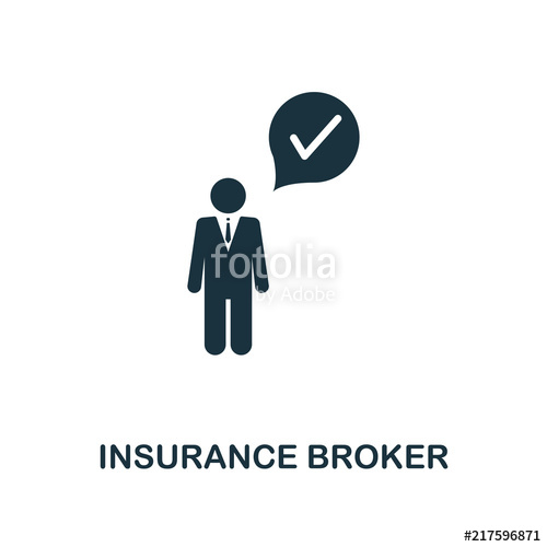 500x500 Insurance Broker Icon Line Style Icon Design From Insurance Icon