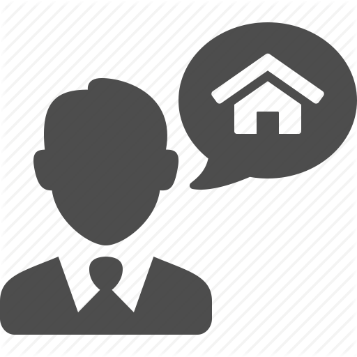 512x512 Agent, Broker, Business, Chat Bubble, Home, House, Real Estate Icon