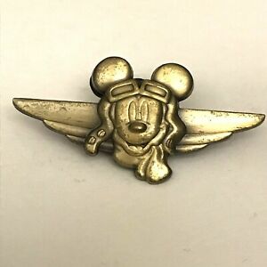 300x300 Pilot Aviator Mickey Mouse Airplane Plane Flight Captain Bronze