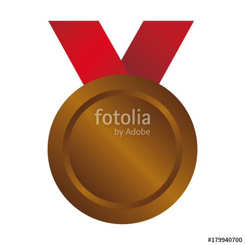500x500 Bronze Medal Icon Illustration Stock Image And Royalty Free