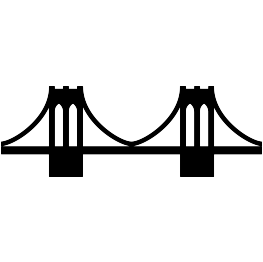 263x262 Brooklyn Bridge Silhouette Free Cricut Bridge Icon, Free