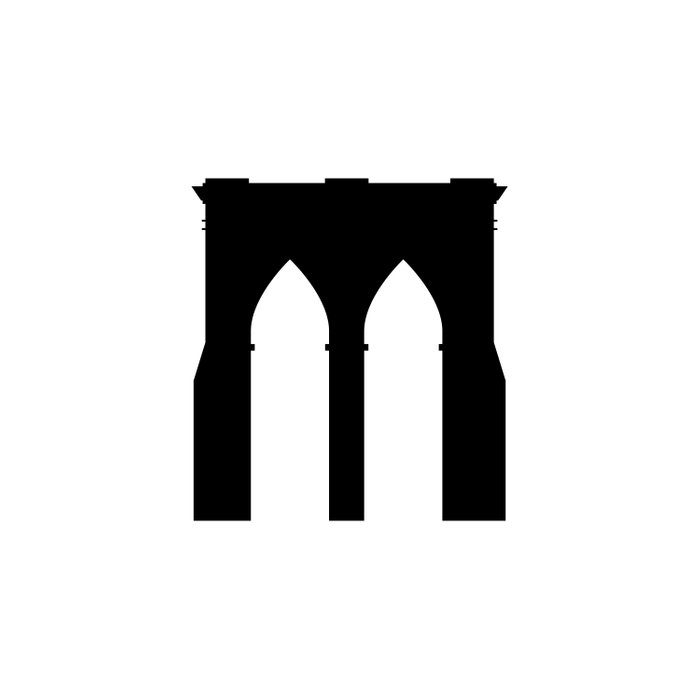 700x700 Brooklyn Bridge Icon Duvet Cover