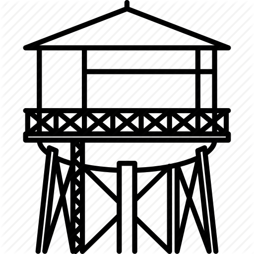 512x512 Brooklyn, Building, Greenpoint, Rain, Water, Water Tower Icon