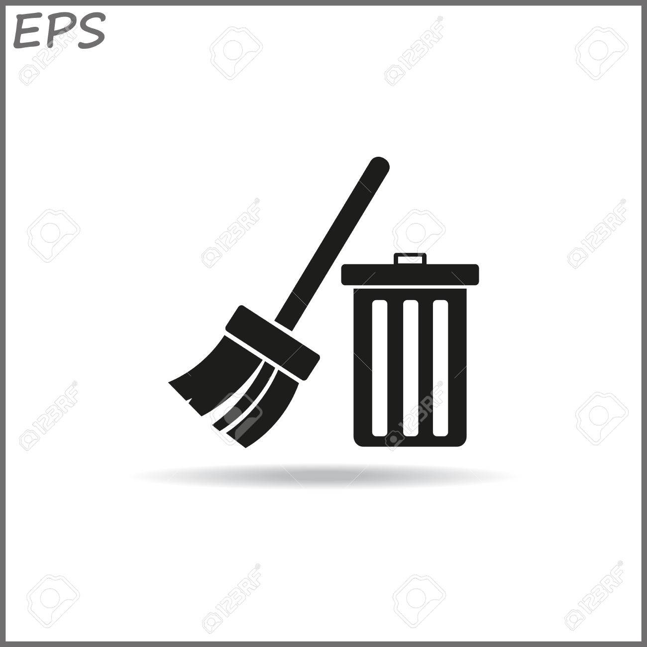 1300x1300 Broom Icon Vector