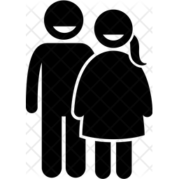 256x256 Brother Icon Of Glyph Style