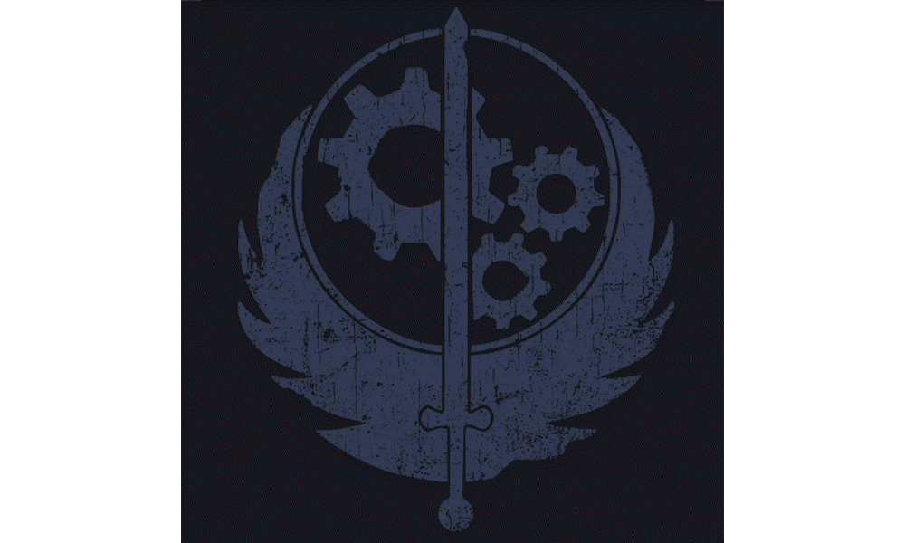 1000x600 Brotherhood Of Steel T Shirt